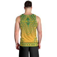 Personalized South Africa African Dashiki Men Tank Top - Wonder Print Shop