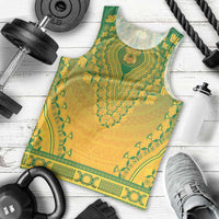 Personalized South Africa African Dashiki Men Tank Top - Wonder Print Shop