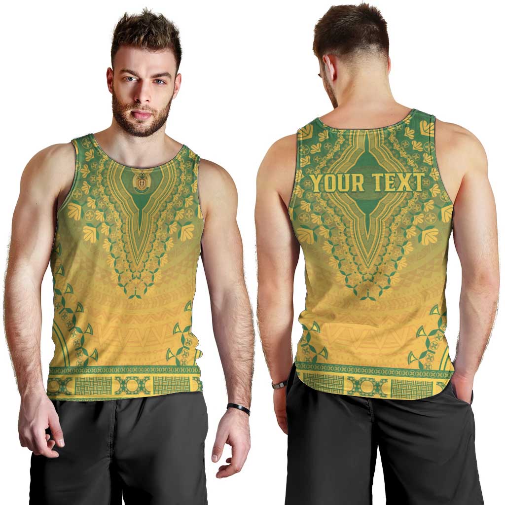 Personalized South Africa African Dashiki Men Tank Top - Wonder Print Shop