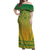 Personalized South Africa African Dashiki Off Shoulder Maxi Dress - Wonder Print Shop