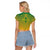 Personalized South Africa African Dashiki Raglan Cropped T Shirt - Wonder Print Shop