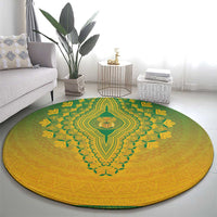 South Africa African Dashiki Round Carpet - Wonder Print Shop