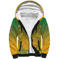 Personalized South Africa African Dashiki Sherpa Hoodie - Wonder Print Shop