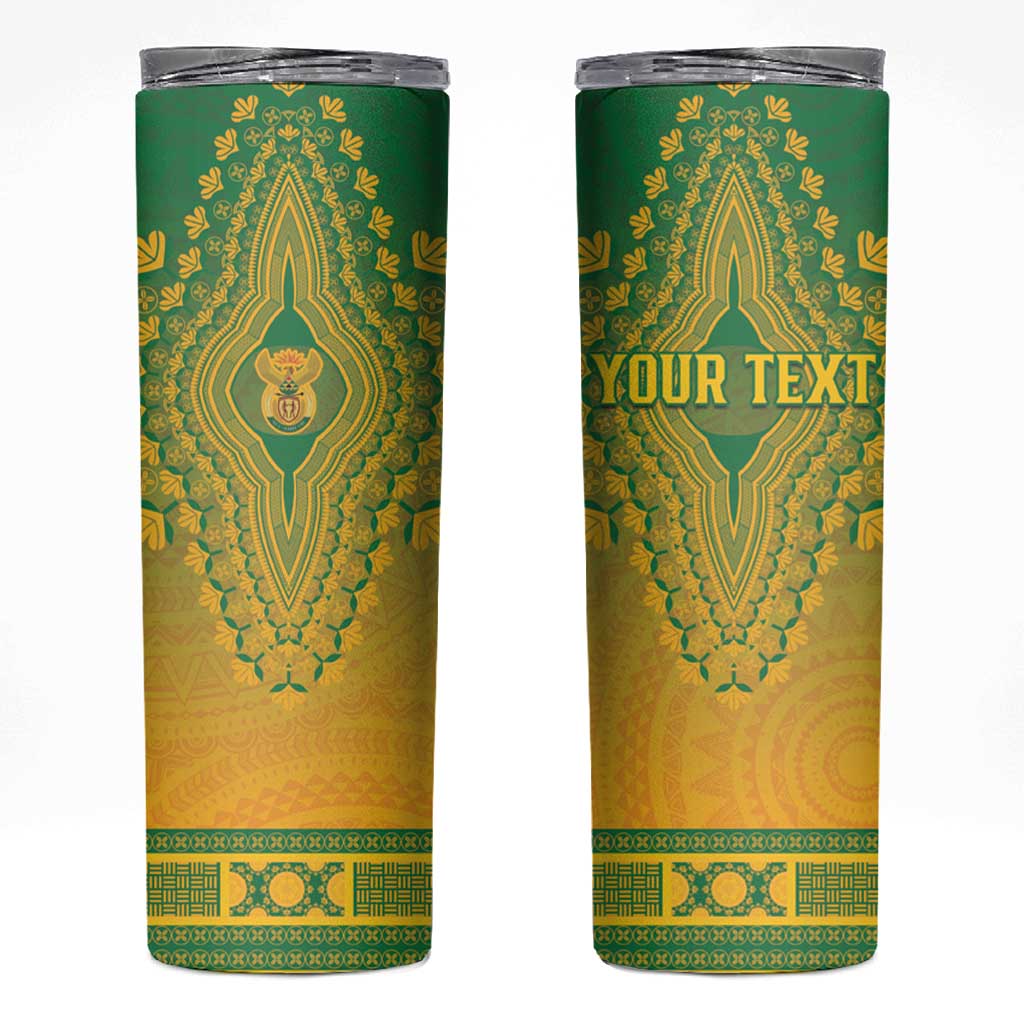 Personalized South Africa African Dashiki Skinny Tumbler - Wonder Print Shop