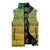 Personalized South Africa African Dashiki Sleeveless Puffer Jacket - Wonder Print Shop