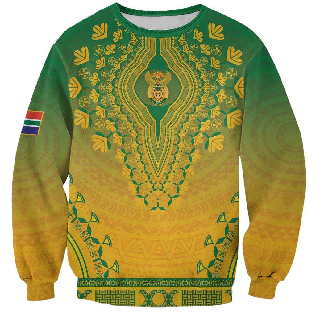 Personalized South Africa African Dashiki Sweatshirt - Wonder Print Shop