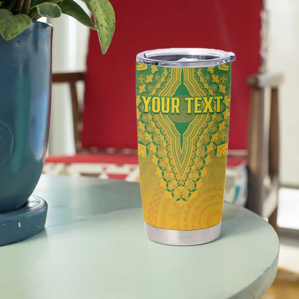Personalized South Africa African Dashiki Tumbler Cup - Wonder Print Shop