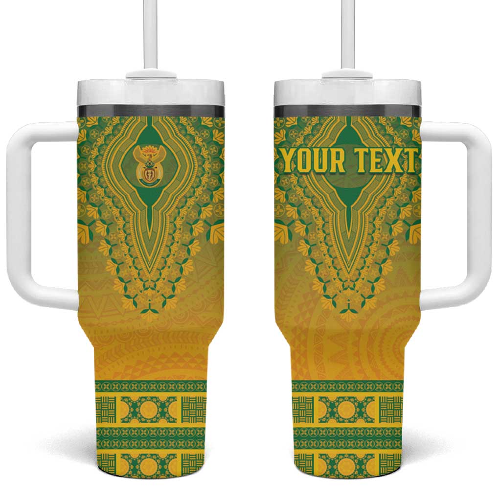 Personalized South Africa African Dashiki Tumbler With Handle - Wonder Print Shop