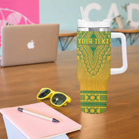 Personalized South Africa African Dashiki Tumbler With Handle - Wonder Print Shop