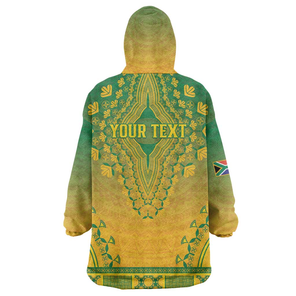 Personalized South Africa African Dashiki Wearable Blanket Hoodie - Wonder Print Shop