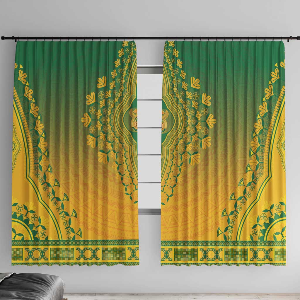 South Africa African Dashiki Window Curtain - Wonder Print Shop