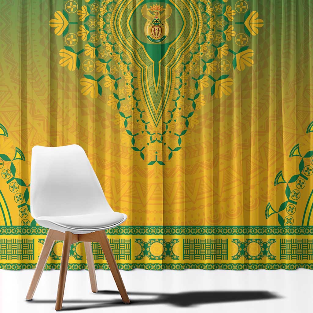 South Africa African Dashiki Window Curtain - Wonder Print Shop