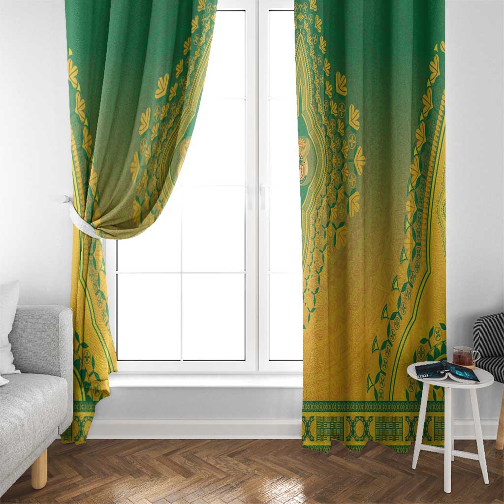 South Africa African Dashiki Window Curtain - Wonder Print Shop