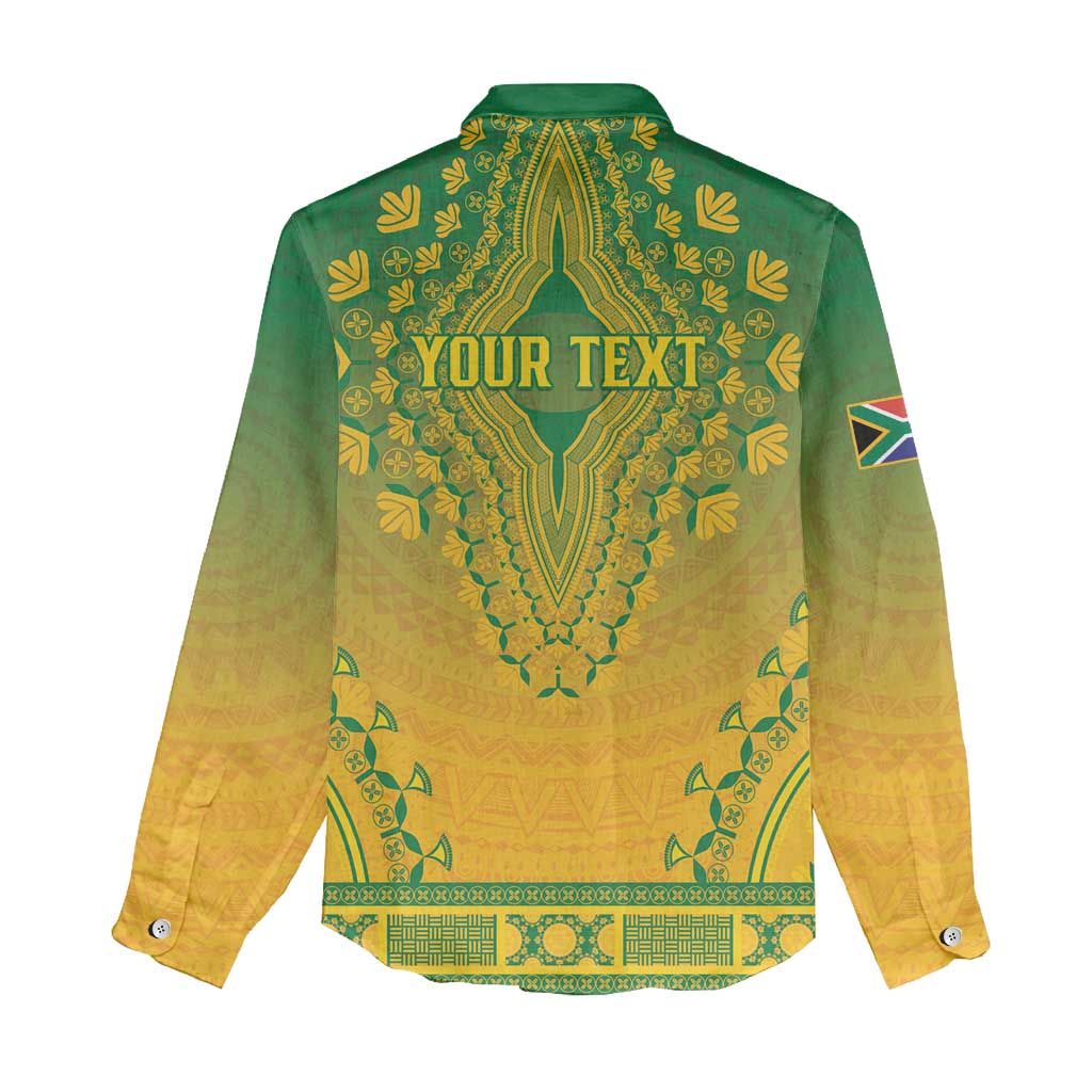 Personalized South Africa African Dashiki Women Casual Shirt - Wonder Print Shop