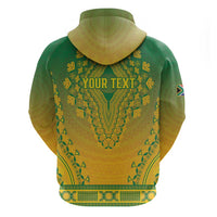 Personalized South Africa African Dashiki Zip Hoodie - Wonder Print Shop