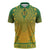 Personalized South Africa African Dashiki Zipper Polo Shirt - Wonder Print Shop