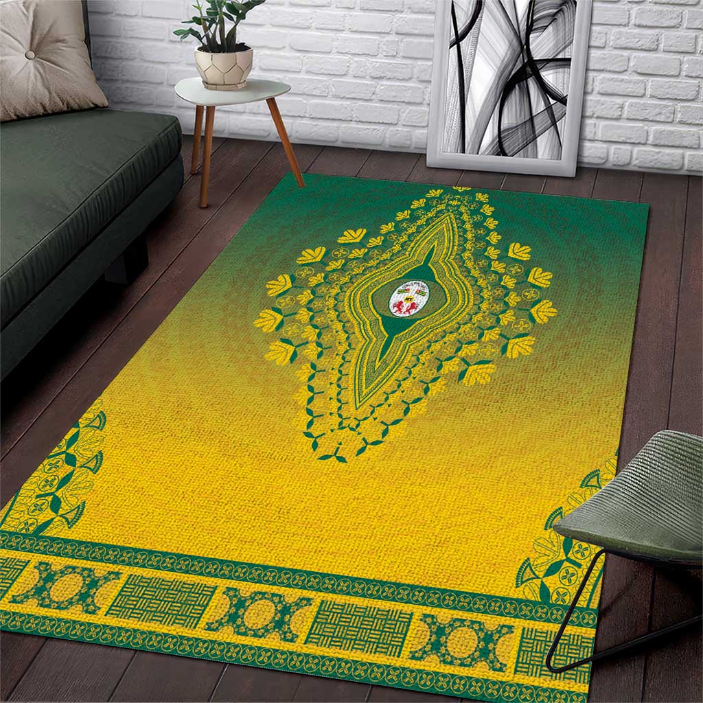 Togo African Dashiki Area Rug - Wonder Print Shop
