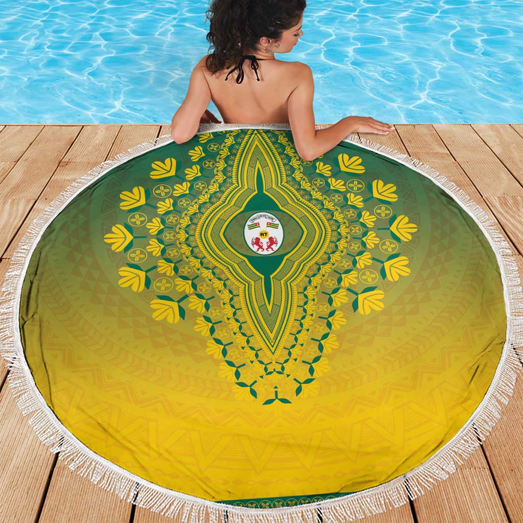 Togo African Dashiki Beach Blanket - Wonder Print Shop