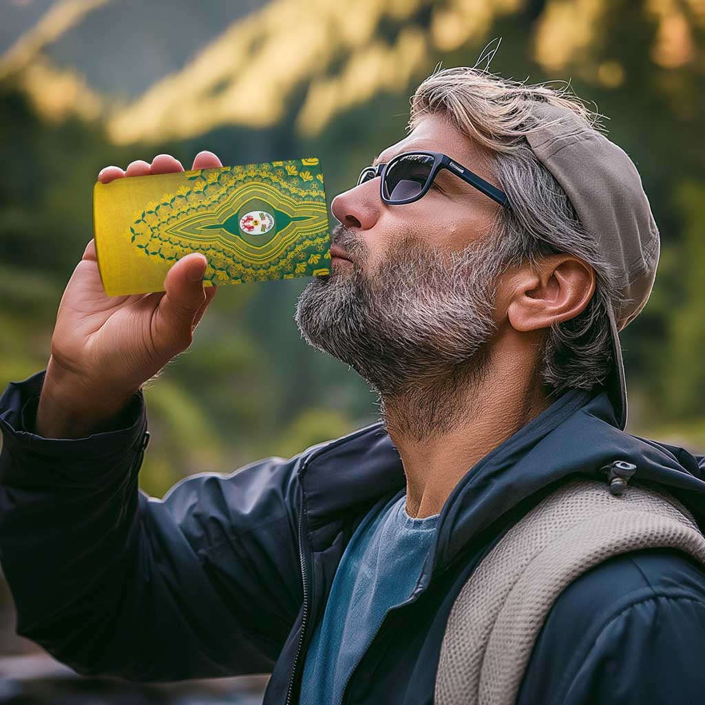 Personalized Togo African Dashiki 4 in 1 Can Cooler Tumbler - Wonder Print Shop