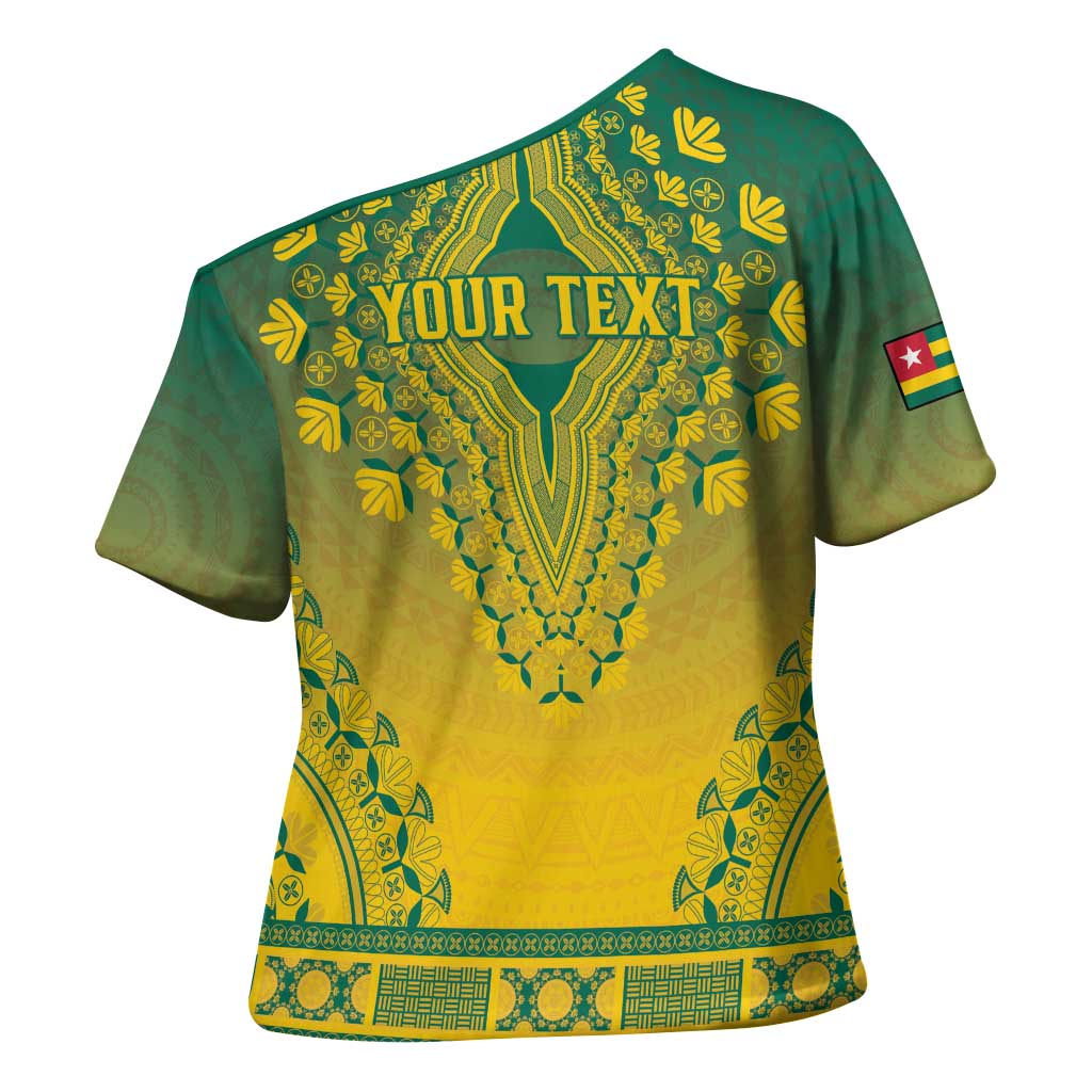 Personalized Togo African Dashiki Cross Shoulder Shirt - Wonder Print Shop