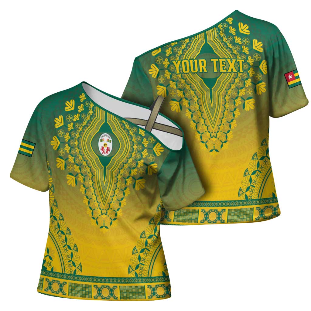 Personalized Togo African Dashiki Cross Shoulder Shirt - Wonder Print Shop