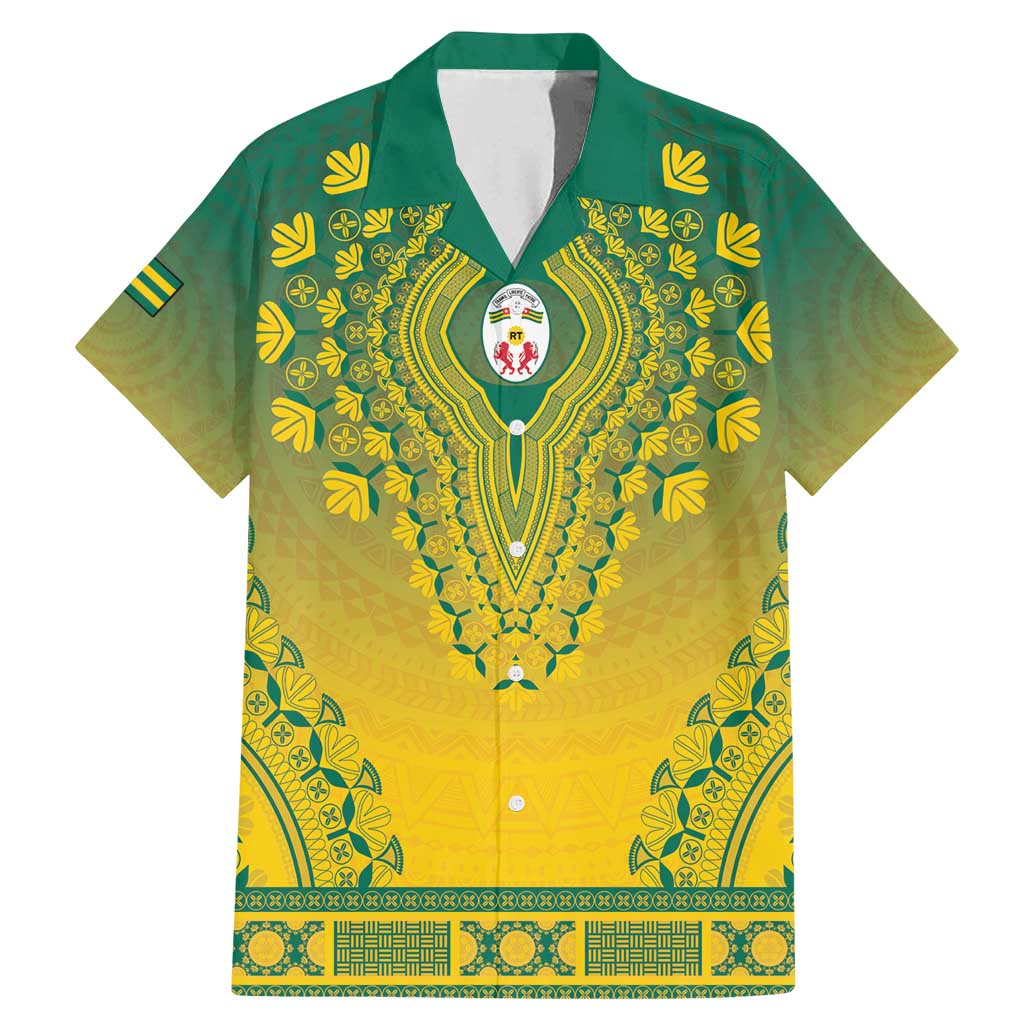 Personalized Togo African Dashiki Family Matching Mermaid Dress and Hawaiian Shirt - Wonder Print Shop