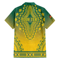 Personalized Togo African Dashiki Family Matching Off The Shoulder Long Sleeve Dress and Hawaiian Shirt - Wonder Print Shop