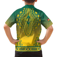 Personalized Togo African Dashiki Family Matching Off Shoulder Maxi Dress and Hawaiian Shirt - Wonder Print Shop