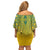 Personalized Togo African Dashiki Family Matching Off Shoulder Short Dress and Hawaiian Shirt - Wonder Print Shop