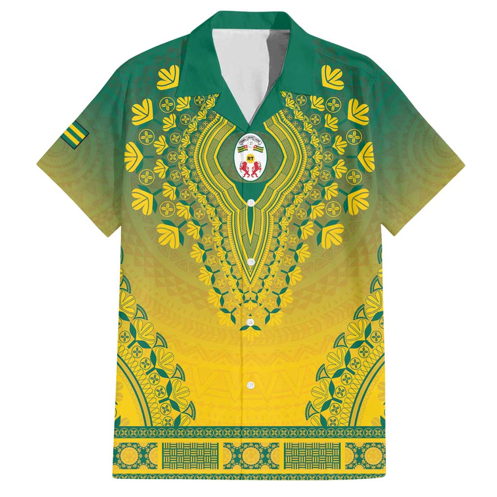 Personalized Togo African Dashiki Family Matching Puletasi and Hawaiian Shirt - Wonder Print Shop