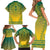 Personalized Togo African Dashiki Family Matching Short Sleeve Bodycon Dress and Hawaiian Shirt - Wonder Print Shop