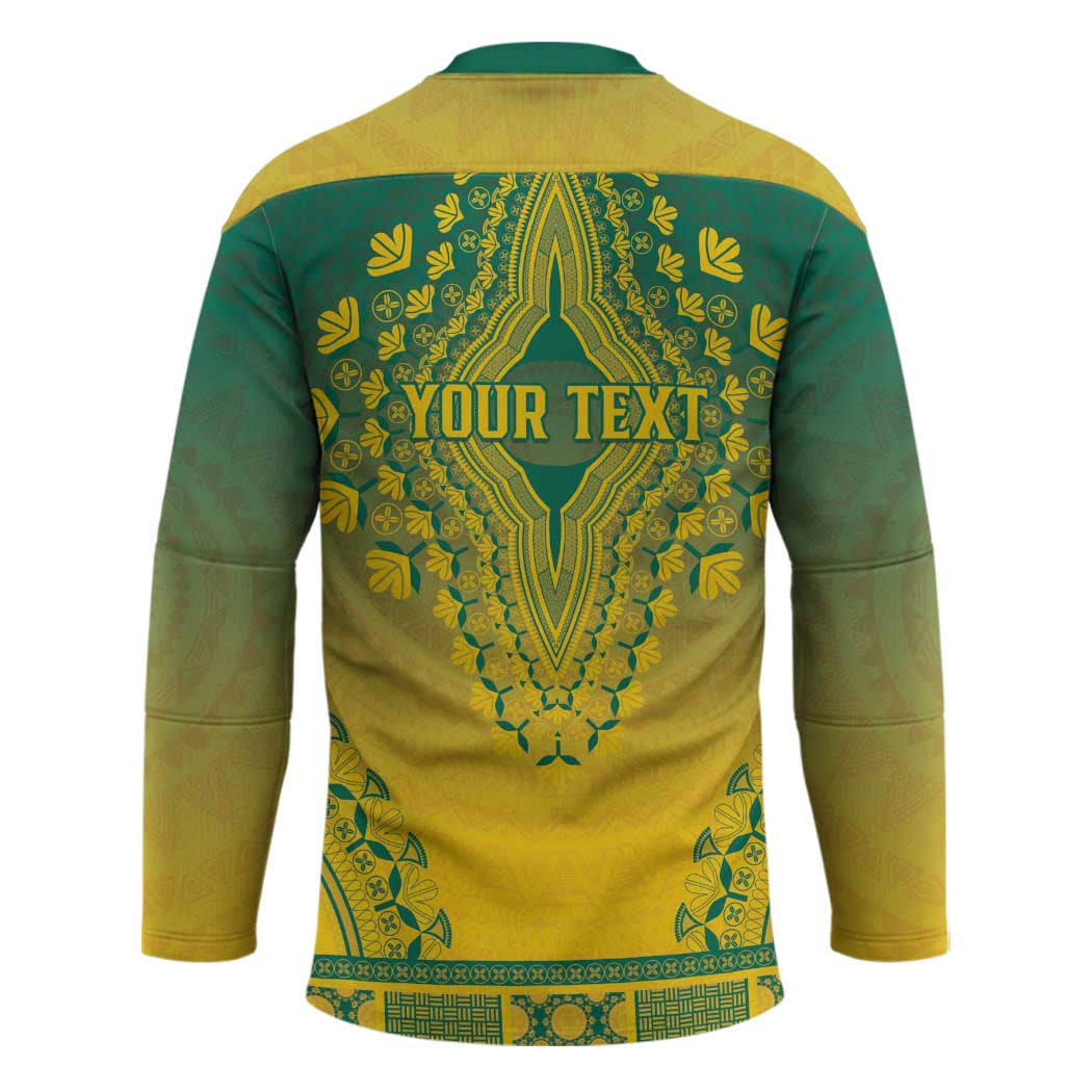 Personalized Togo African Dashiki Hockey Jersey - Wonder Print Shop