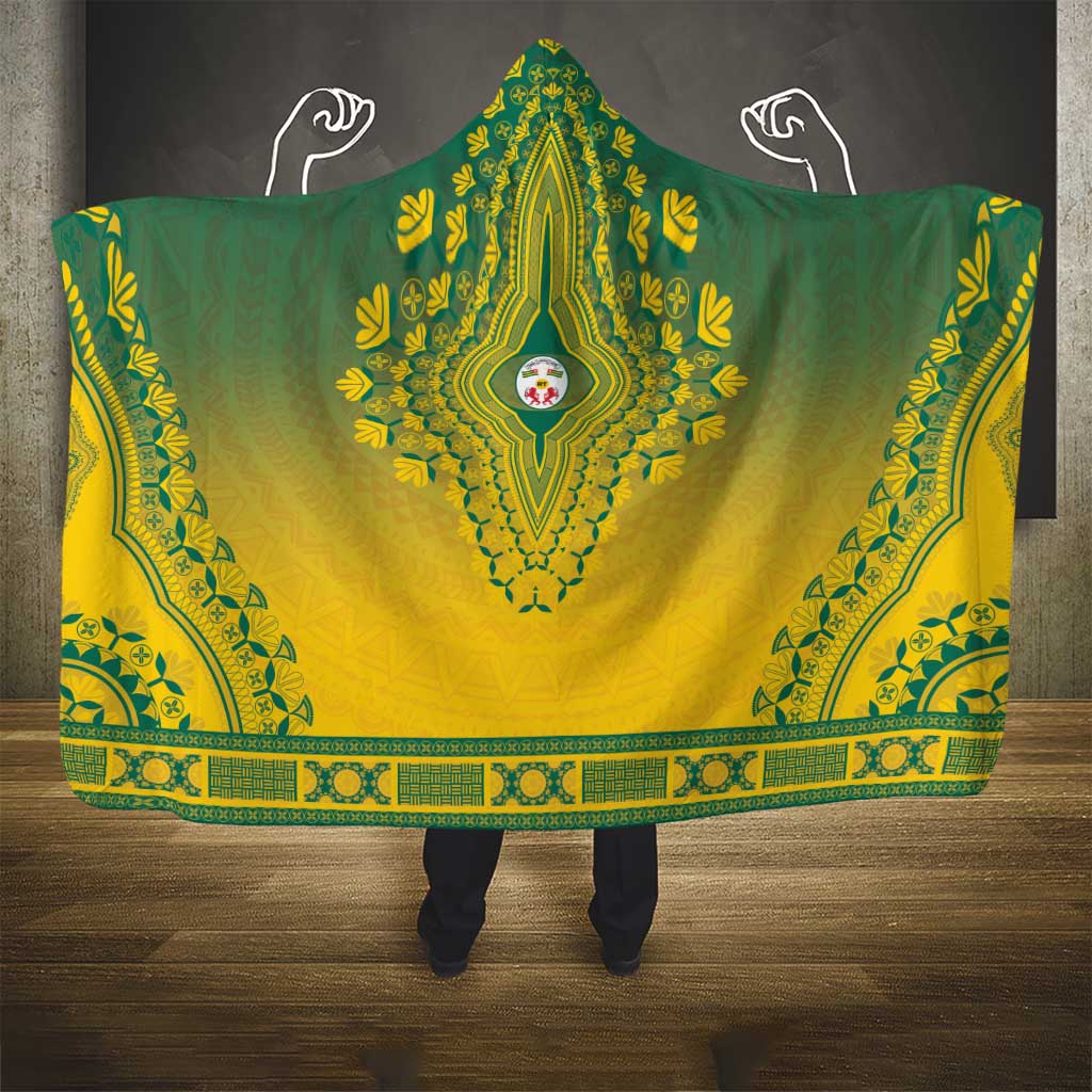 Togo African Dashiki Hooded Blanket - Wonder Print Shop