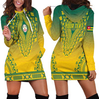 Personalized Togo African Dashiki Hoodie Dress - Wonder Print Shop