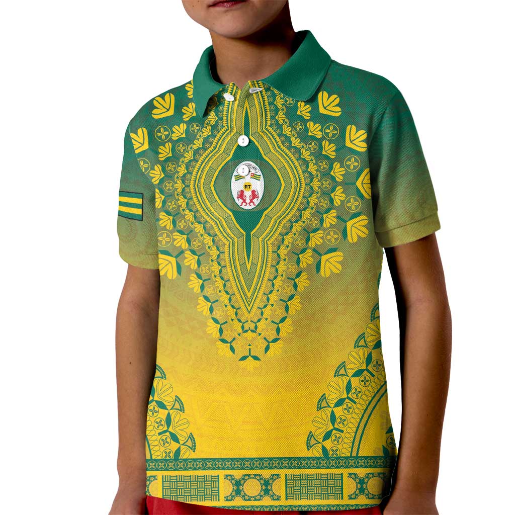 Personalized Togo African Dashiki Kid Polo Shirt - Wonder Print Shop