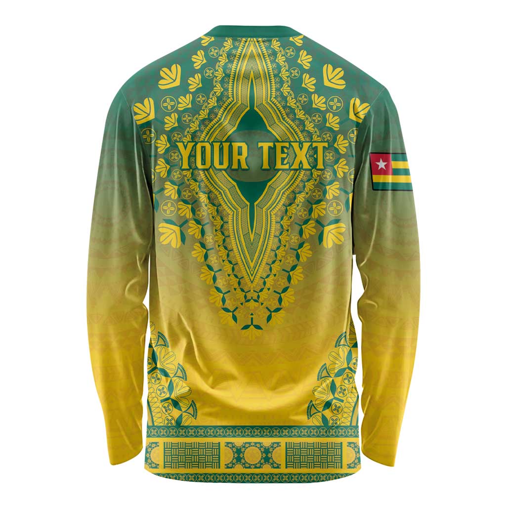 Personalized Togo African Dashiki Long Sleeve Shirt - Wonder Print Shop