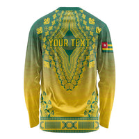 Personalized Togo African Dashiki Long Sleeve Shirt - Wonder Print Shop