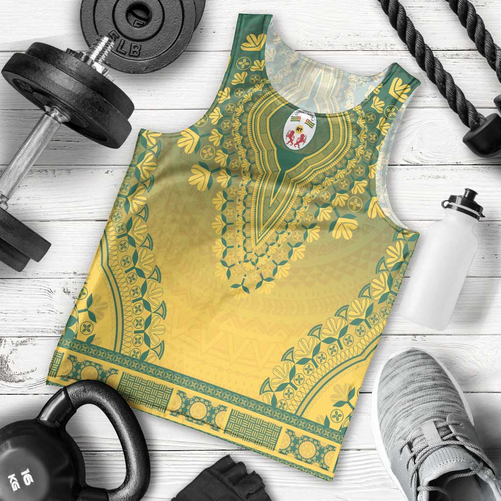 Personalized Togo African Dashiki Men Tank Top - Wonder Print Shop