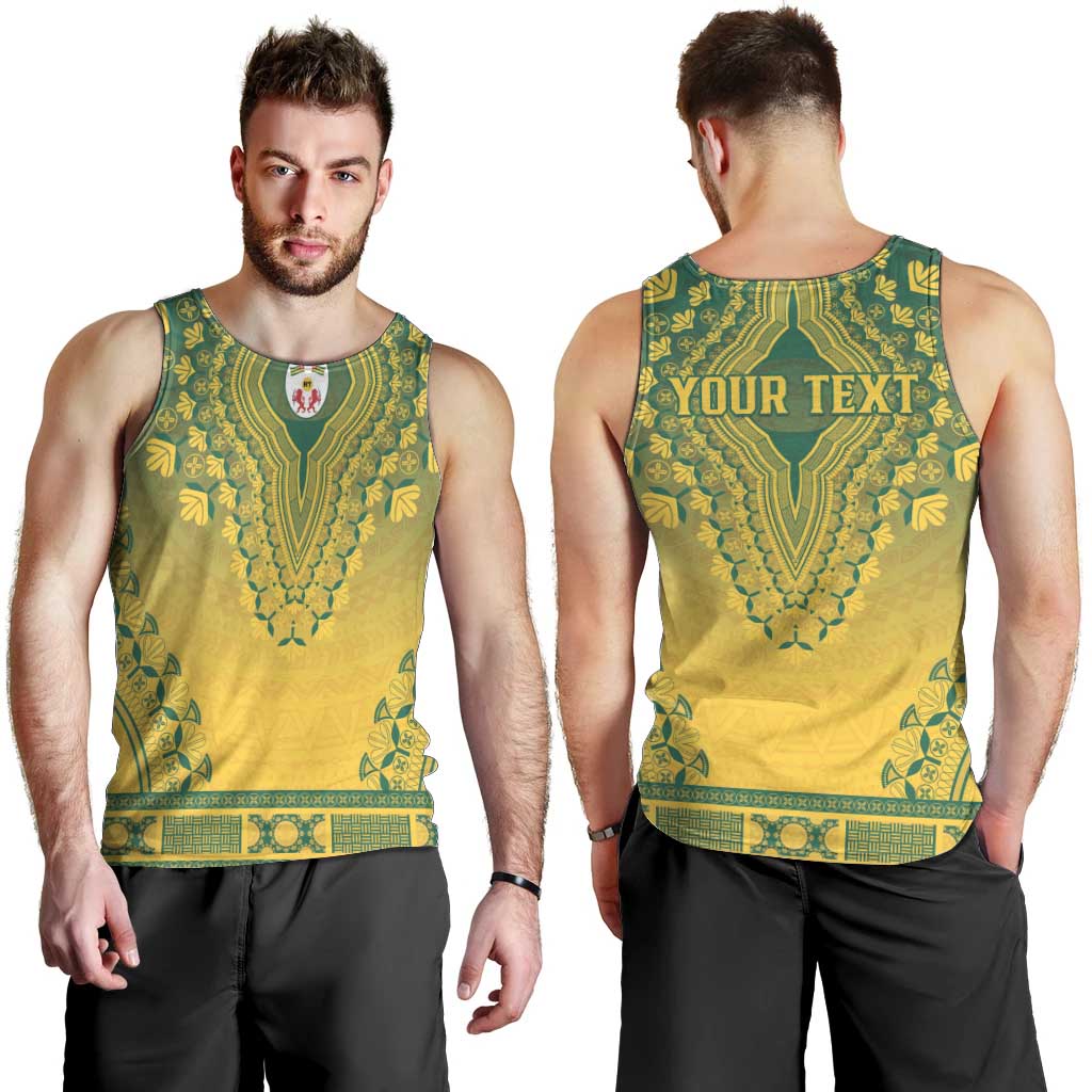 Personalized Togo African Dashiki Men Tank Top - Wonder Print Shop