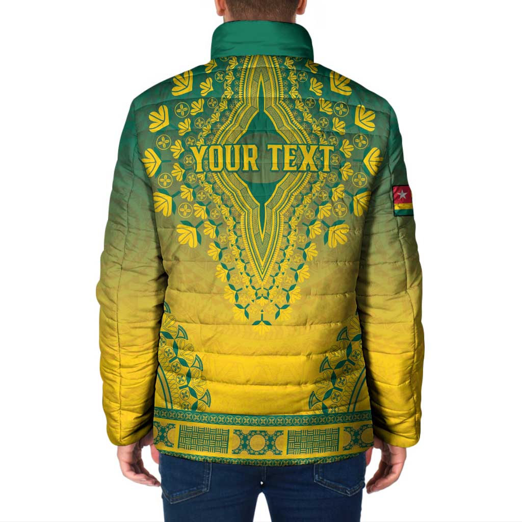 Personalized Togo African Dashiki Padded Jacket - Wonder Print Shop