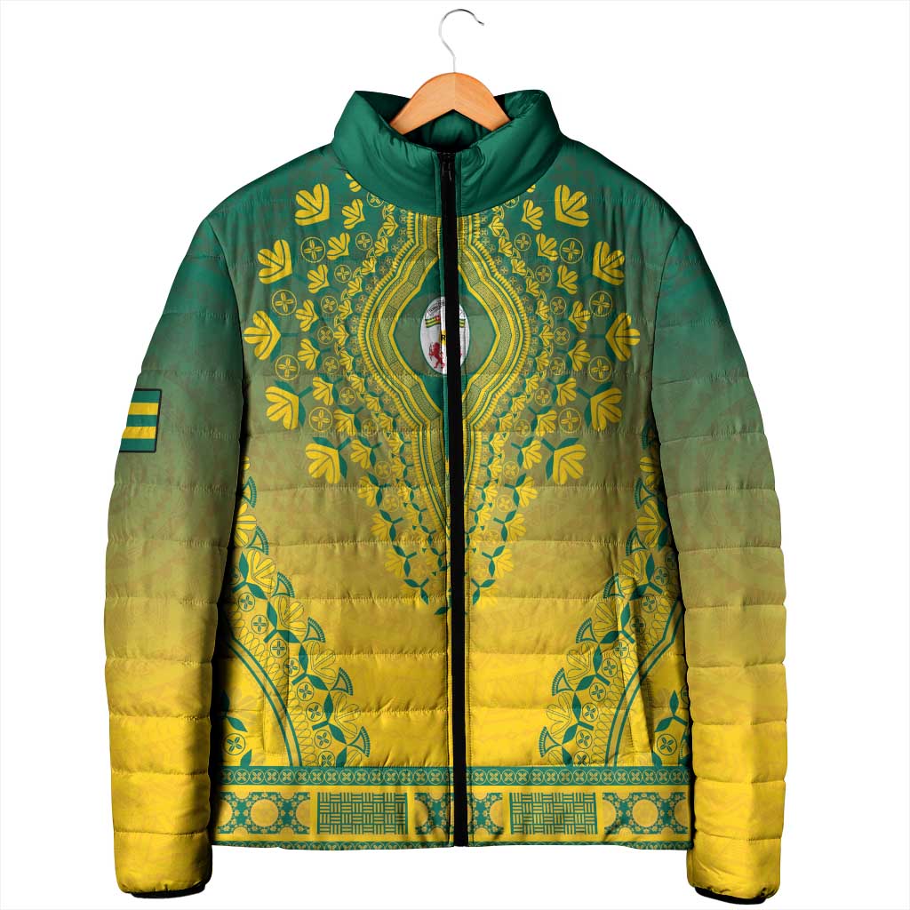 Personalized Togo African Dashiki Padded Jacket - Wonder Print Shop