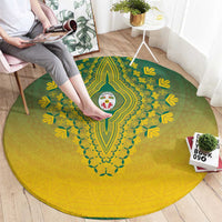 Togo African Dashiki Round Carpet - Wonder Print Shop