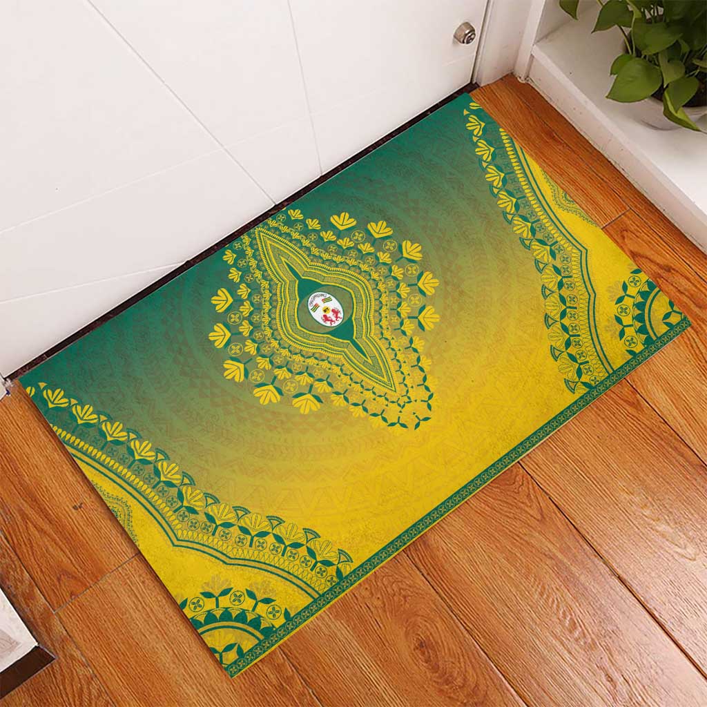 Togo African Dashiki Rubber Doormat - Wonder Print Shop