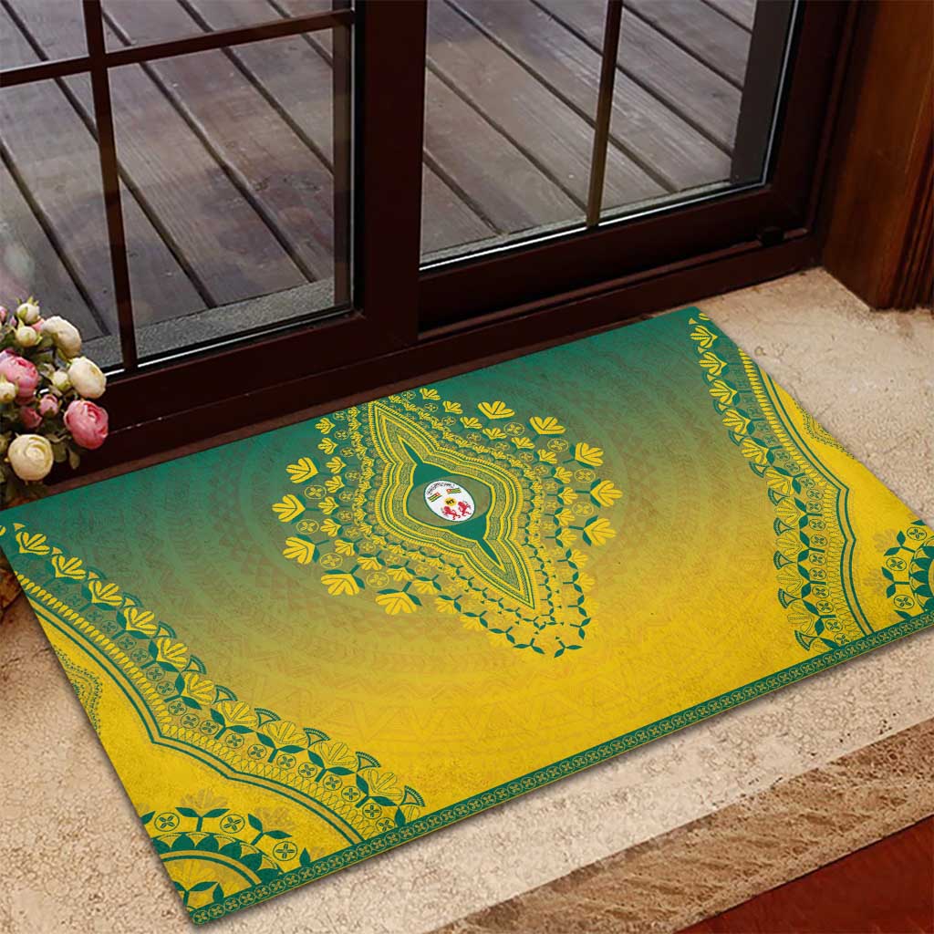 Togo African Dashiki Rubber Doormat - Wonder Print Shop
