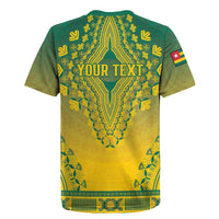 Personalized Togo African Dashiki Rugby Jersey - Wonder Print Shop