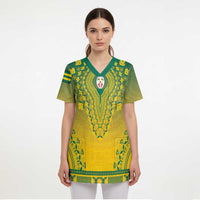 Personalized Togo African Dashiki Scrub Top - Wonder Print Shop