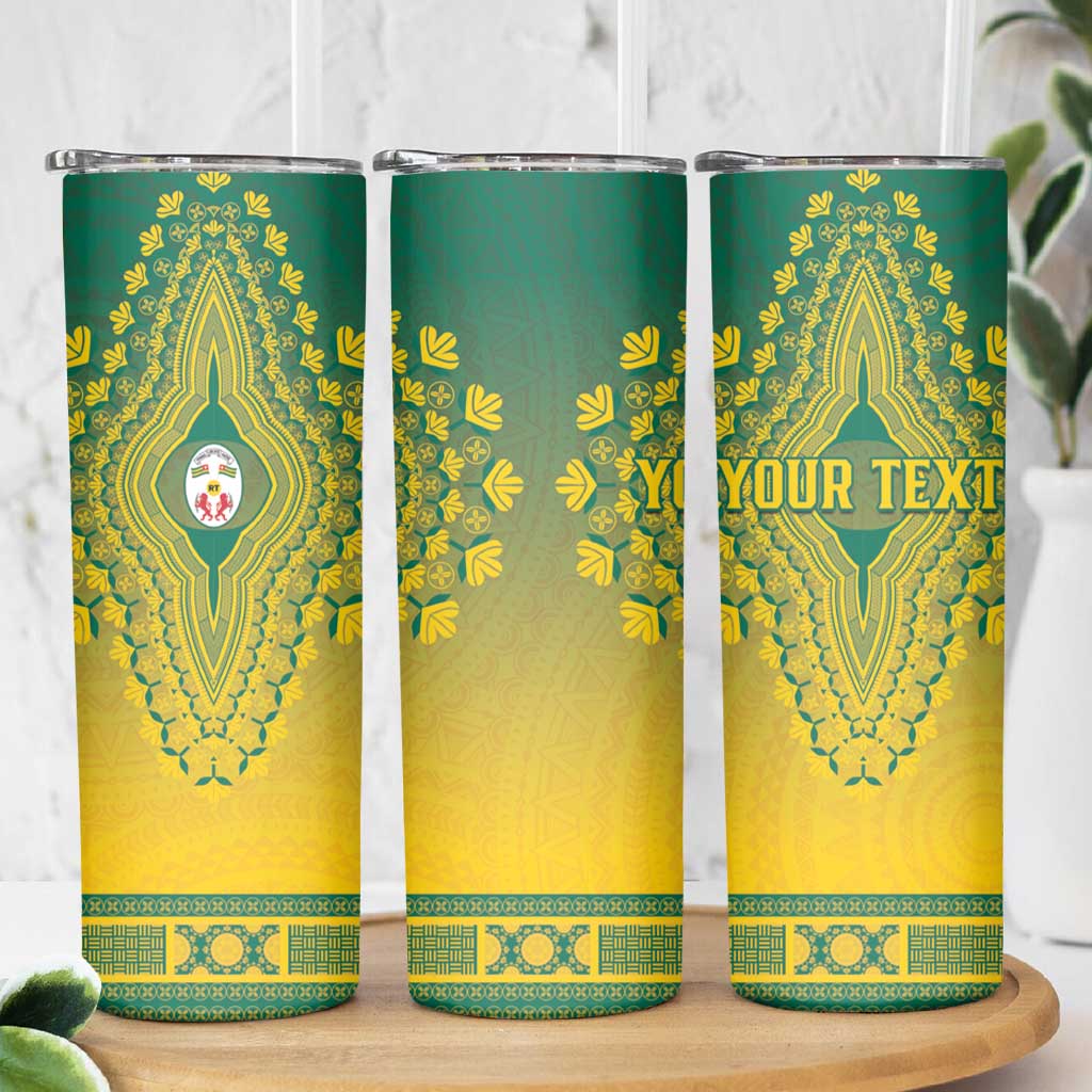 Personalized Togo African Dashiki Skinny Tumbler - Wonder Print Shop