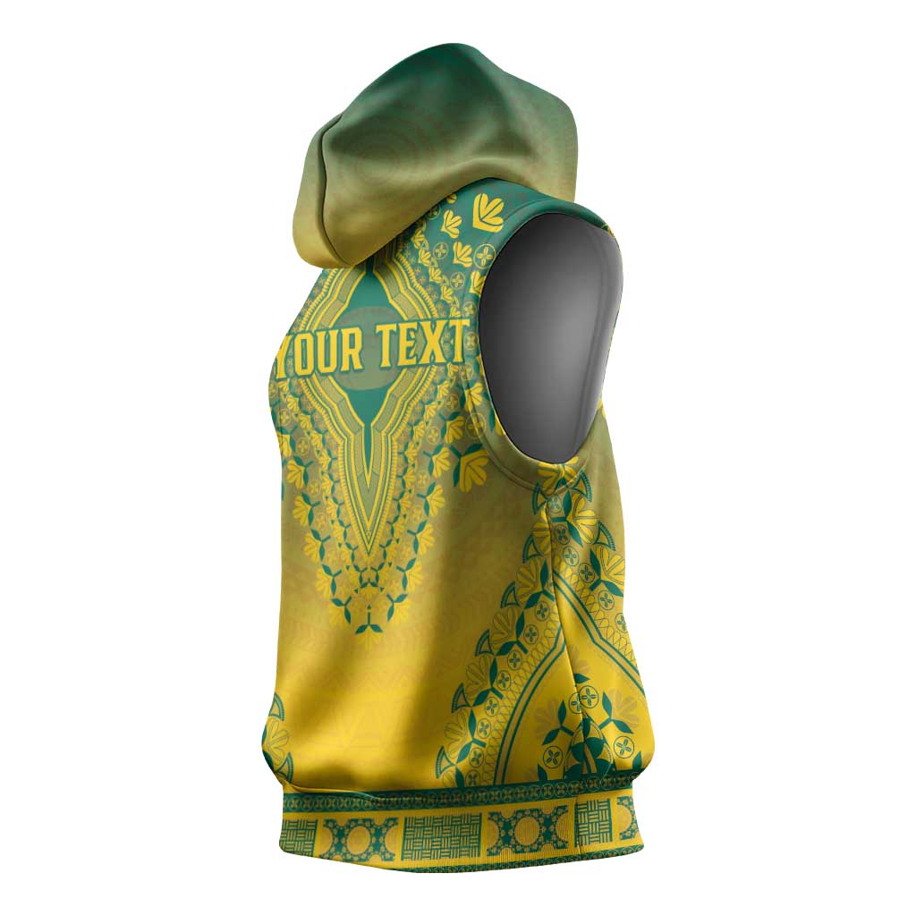 Personalized Togo African Dashiki Sleeveless Hoodie - Wonder Print Shop