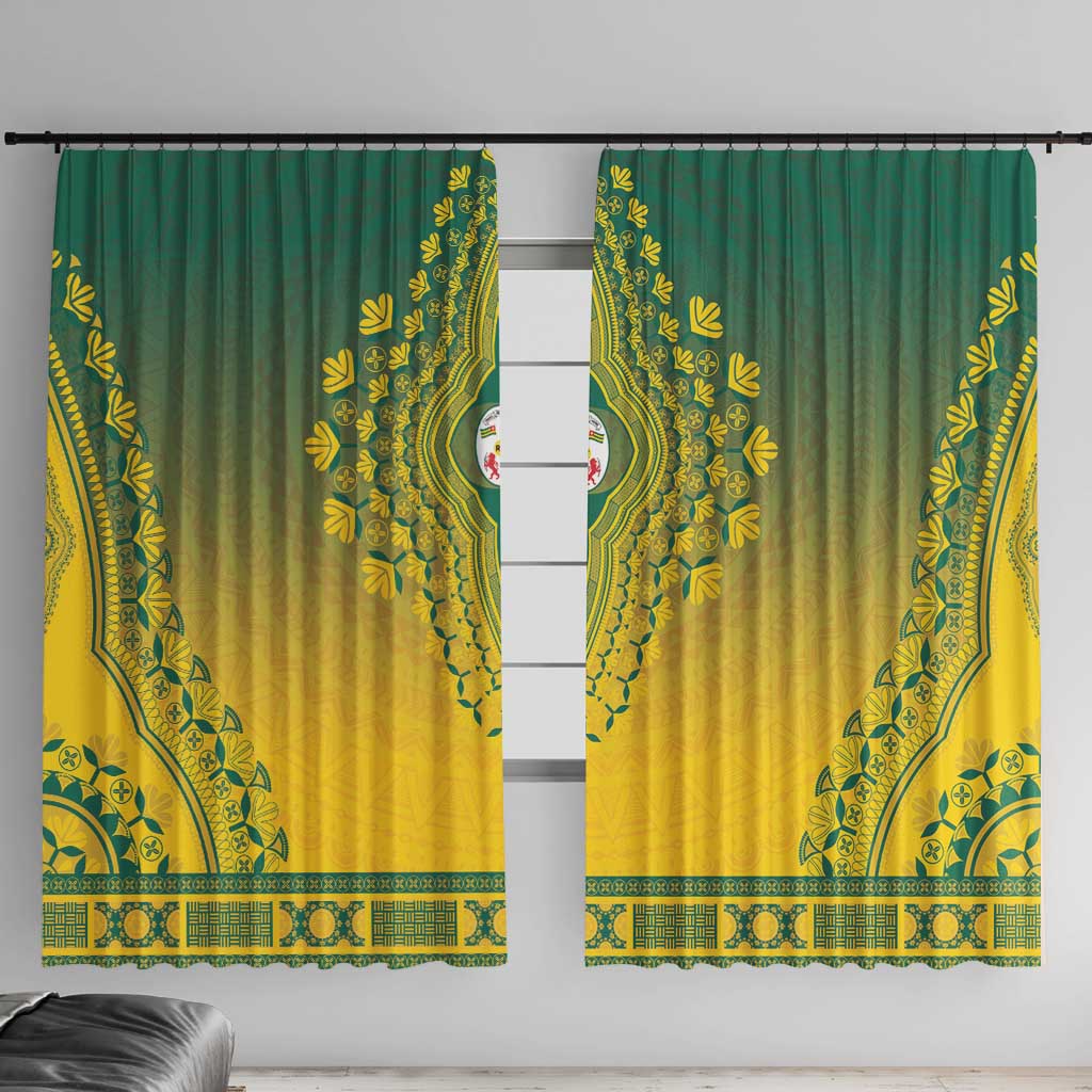 Togo African Dashiki Window Curtain - Wonder Print Shop