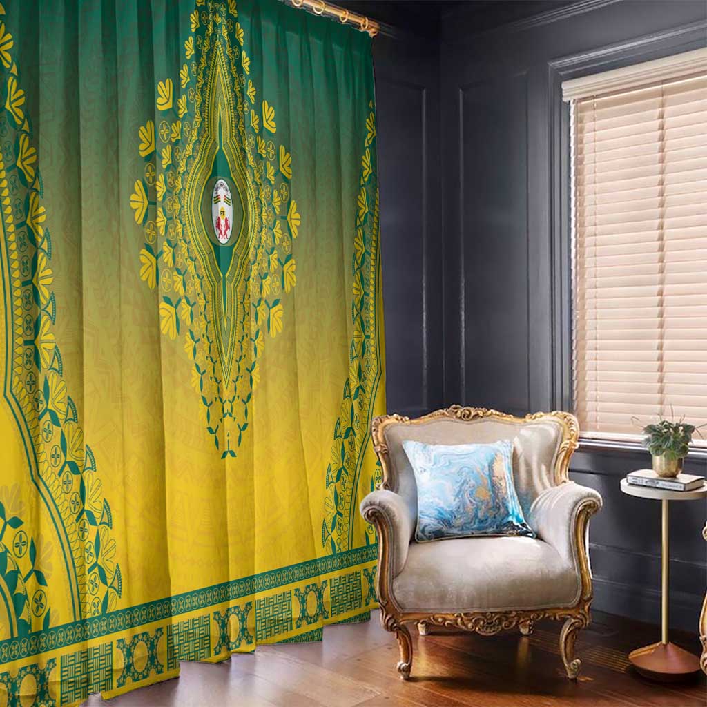 Togo African Dashiki Window Curtain - Wonder Print Shop